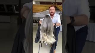 Watch this stunning transformation from dark to blonde using Charcolite ✨ juancarlosbeceiroo [upl. by Acisseg]