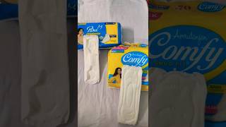 Paree Vs Comfy Sanitary Pads 2024 [upl. by Atikram]