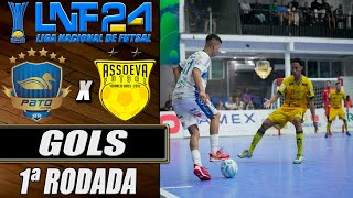 Pato X Assoeva  1ª Rodada  LNF 2024 23032024 [upl. by Rrats]