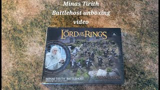 MESBG Minas Tirith Battlehost unboxing video [upl. by Eniroc936]