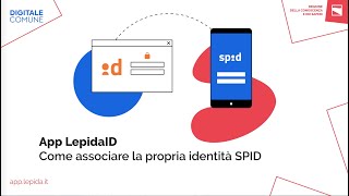 App LepidaID  Associare la propria identità SPID [upl. by Atenahs]