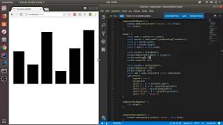 Responsive Bar Chart in React Using d3js [upl. by Selassie]