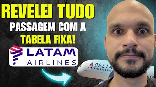 COMO USAR A TABELA FIXA DA LATAM  PARCEIRO DELTA [upl. by Bainter74]