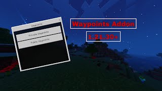 Waypoints Addon MCPE 12130 Download in description [upl. by Poland809]