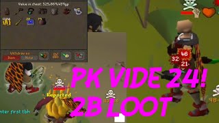 OSRS  HIGH RISK PK VIDEO 24 2B LOOT [upl. by Griffiths]