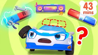 Where is Police Cars Siren🚨 Police Car Song  Monster Truck  Kids Songs  BabyBus [upl. by Elocn]