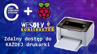 3 Raspberry Pi  Jak do KAŻDEJ drukarki dodać WiFi Instalacja serwera CUPS [upl. by Hanley]