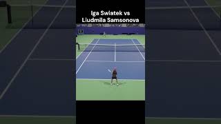 Iga Swiatek vs Liudmila Samsonova  US OPEN  Shorts Tennis Gaming Tiebreak usopen [upl. by Ecyt]