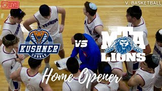 MTA Lions vs Kushner Cobras V Basketball 114 615 PM Home Opener [upl. by Nathan316]