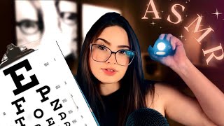 ASMR OFTALMOLOGISTA EXAMINANDO SEUS OLHOS [upl. by Rufe]