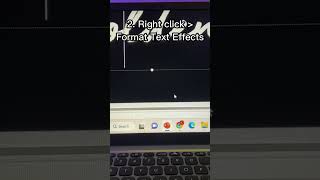 How to do GOLDEN TEXT in PowerPoint 😮‍💨 powerpoint tutorial shorts [upl. by Tiga]