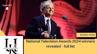 National Television Awards 2024 winners revealed – full list [upl. by Anuala613]