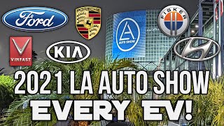 2021 Los Angeles Auto Show  Every Electric Vehicle Ford Fisker Porsche Kia Vinfast amp more [upl. by Rosenbaum449]