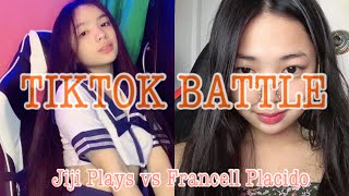 Jiji Plays vs Franzell Placido  TIKTOK BATTLE [upl. by Nimzzaj]