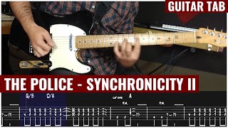 Police Synchronicity 2 Guitar Lesson  Tab  Tutorial  How to Play [upl. by Ffirahs150]