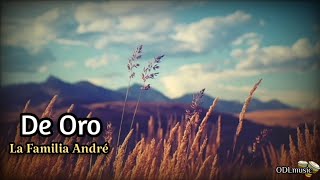 De Oro  La Familia André  Pista Instrumental Backing track [upl. by Flem]