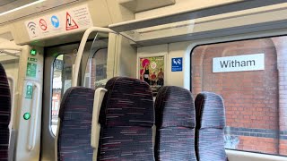 Waiting to depart Witham  departing Witham to Braintree Freeport  17082024 [upl. by Miyasawa]