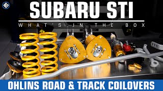 Ohlins Road amp Track Coilovers 20082014 Subaru STI InstallReview [upl. by Francine634]