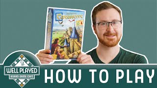 How to Play Carcassonne  Board Game Tutorial by Well Played Board Game Café [upl. by Aniakudo]