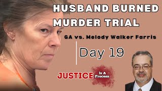 LIVE WATCH Husband Burned Murder Trial — GA v Melody Walker Farris — Day 19  Deliberations [upl. by Adlar]