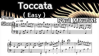 Toccata Easy Piano Sheet  Paul Mauriat by SangHeart Play [upl. by Calbert]