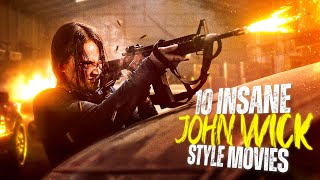 10 Insane HIGH OCTANE Action Movies Like John Wick  Netflix Max Hulu and more [upl. by Hertberg]