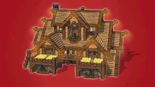 Minecraft Build a Large Survival House Tutorial Step by Step [upl. by Rosenthal]