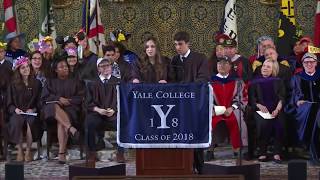 Yale Graduation Speaker Breaks Up with Boyfriend During Speech  Rebecca Shaw and Ben Kronengold [upl. by Ullman]