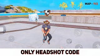 Free fire Only headshot craftland map code  headshot craftland map code india server [upl. by Chapin]