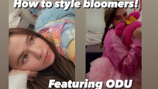 How To Style Bloomers Featuring ODU [upl. by Latsyk]