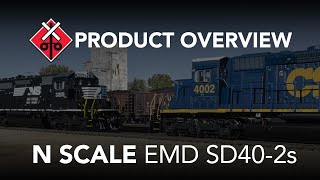 PRODUCT OVERVIEW N Scale EMD SD402 [upl. by Ordway259]