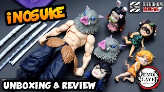 INOSUKE BUZZMOD Demon Slayer Unboxing e Review BR [upl. by Nyliac]