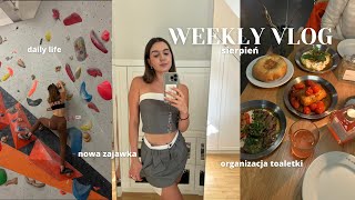 🤎WEEKLY VLOG  organizacja toaletki  nowa zajawka  stroje sportowe  nowy miesiąc🤎 [upl. by Ubana]