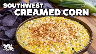 Southwest Creamed Corn SO EASY  BBQ Side Dishes [upl. by Siberson339]