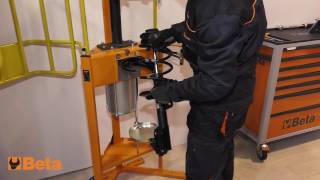 Beta 1550U  Smonta ammortizzatori pneumatico  Pneumatic shock absorber removal tool [upl. by Ros]