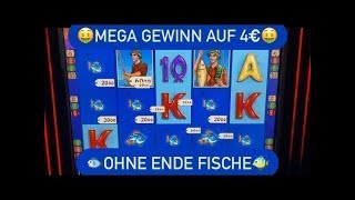 Fishin Frenzy 4€ Freispiele MEGA FANG 🔥 Spielhalle Casino Spielothek Merkur Magie [upl. by Inek]