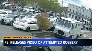 Video shows moment armored truck driver turns tables on wouldbe robber i [upl. by Eduardo]