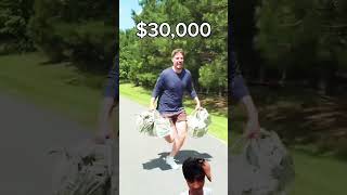 MR BEAST RUNNING WITH MONEY TRANDINGOPBEAST [upl. by Neret]