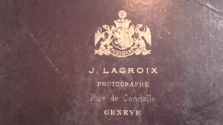 J Lacroix photographe rue de Candolle Genève [upl. by Edeline]