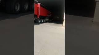 Entering loading bay with a PBS truck at Premier Foods Goldfields Logistics next level maneuverin [upl. by Pardew]