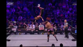 AEW Keith Lee debut biggest biel throw ever [upl. by Sedgewinn]