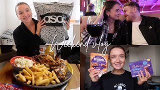 WEEKEND VLOG  Date night ASOS haul amp food shopping [upl. by Eiramannod350]