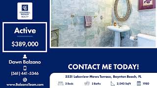 Active in 5531 Lakeview Mews Terrace Boynton Beach FL Contact me for a showing [upl. by Awram]