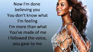 Beyonce  Listen Lyrics [upl. by Anabella978]