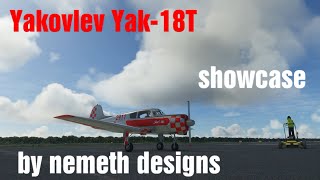 Microsoft Flight simulator 2020 Featuring the Yakovlev Yak18T by nemeth designs [upl. by Aneahs]