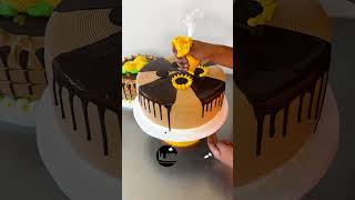 tutorial para decorar torta con ganache de chocolate [upl. by Redmer690]