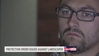 Help Team follow up  Coopersville family gets personal protection order against landscaper [upl. by Enelrad]