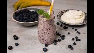 Blaubeershake mit Skyr [upl. by Joachim230]