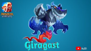 How To Breed Giragast  Monster Legends [upl. by Iharas]