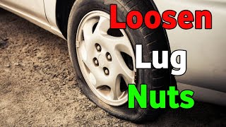 How to Loosen Lug Nuts for the car [upl. by Beilul]